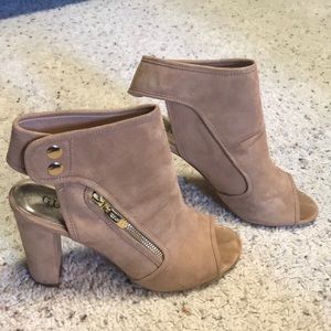 Guess Open Toe Booties - size 8.5
